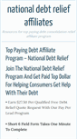 Mobile Screenshot of nationaldebtreliefaffiliates.com